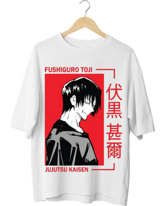 Men's Oversized Jujutsu Kaisen Print T-shirt