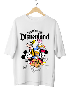 Unisex Oversized Disneyland Print t-shirt