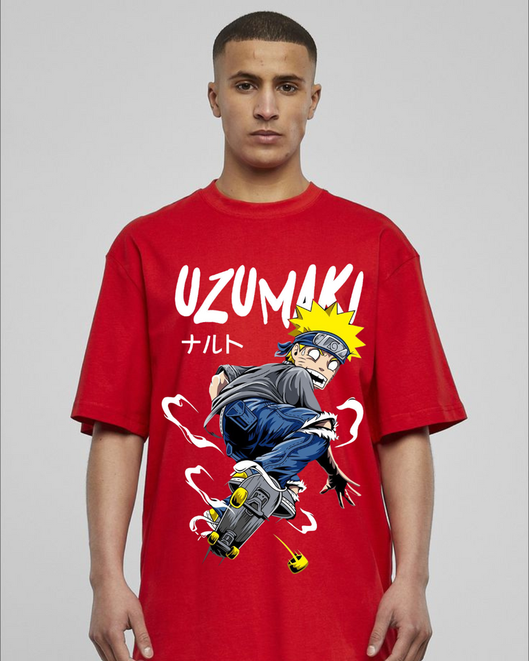 Men's Oversized Uzumaki Print t-shirt