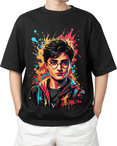 Men's Oversized Harry Potter Print T-shirt