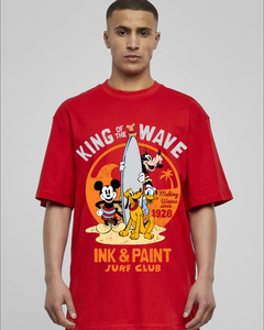 Men's Oversized King of the wave Print T-shirt