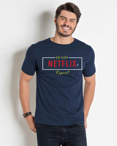 Men's Round neck Netflix Print T-shirt