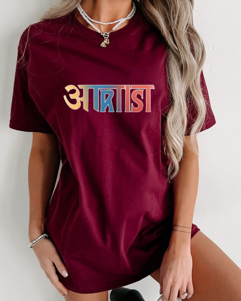 Women's Round neck Artist Print T-shirt