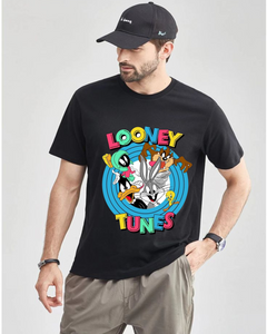 Men's Round neck Looney tunes Print T-shirt