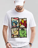 Men's Round neck Marvel Cartoons Print T-shirt
