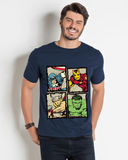 Men's Round neck Marvel Cartoons Print T-shirt
