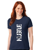 Women's Round neck Hustle Print T-shirt