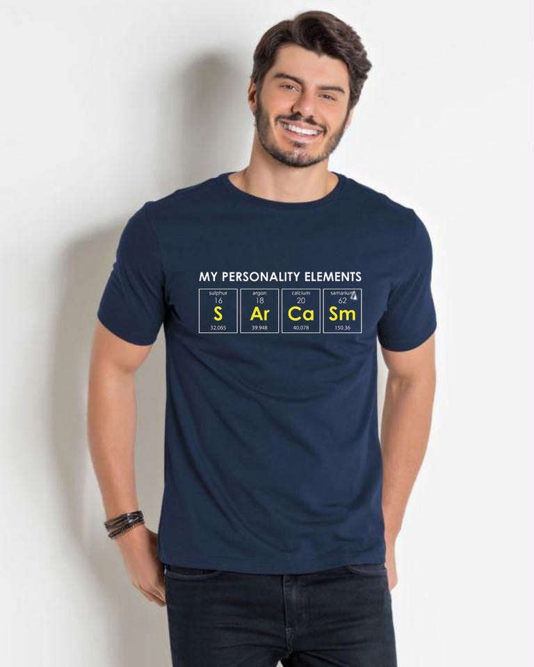 Men's Round neck Sarcasm Print T-shirt