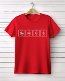 Women's Round neck Genius print t-shirt