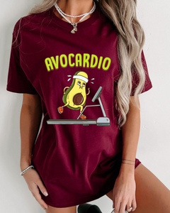 Women's Roundneck Avocardio Printed T-shirt