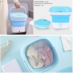 Elekart Foldable Washing Machine With Dryer - 2Kg | Washing Machine for Home | Automatic Mini Washing Machine with Dryer