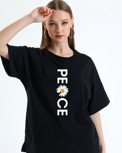 Women's Oversized Peace Print t-shirt