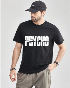 Men's Roundneck Psycho Print T-shirt