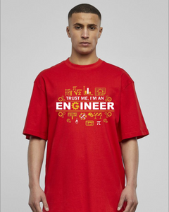 Men's Oversized Trust me, I'm an engineer Print T-shirt