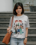 Women's fauna girls printed tshirt